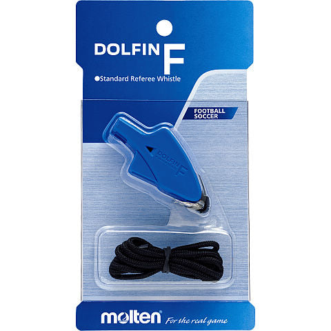 Dolfin Football Whistle with Lanyard - Blue