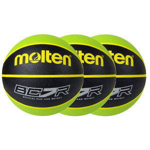 BCR2 Series Basketball - Black/Green - 3 Pack