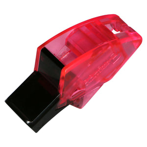 Dolfin Basketball Whistle with Lanyard - Clear Pink