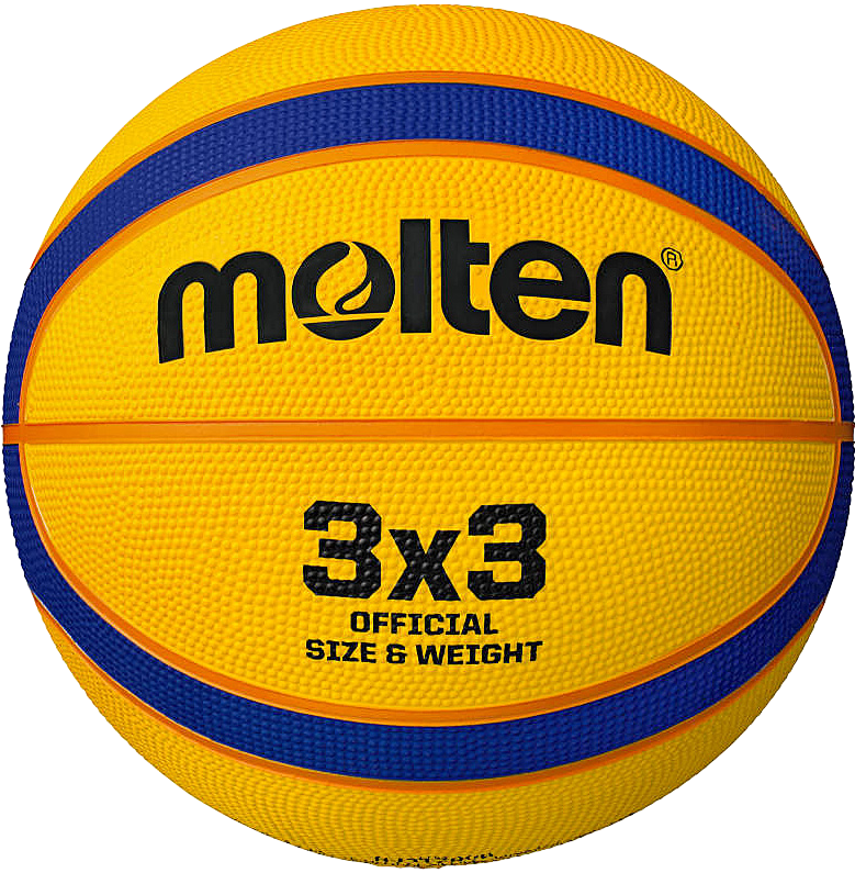 3x3 Rubber Basketball