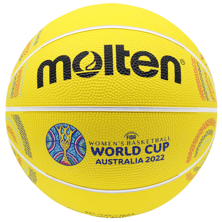 1550 Series Basketball - FIBA Women's Basketball World Cup 2022 Yellow Event Ball
