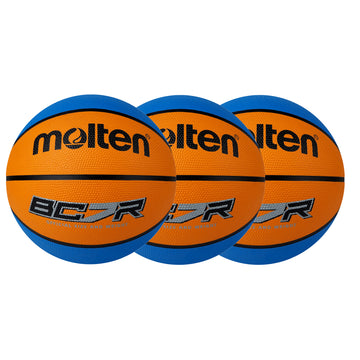 BCR2 Series Basketball - Orange/Cyan - 3 Ball Pack
