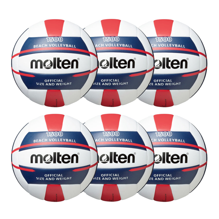 1500 Series Beach Volleyball - 6 Ball Pack