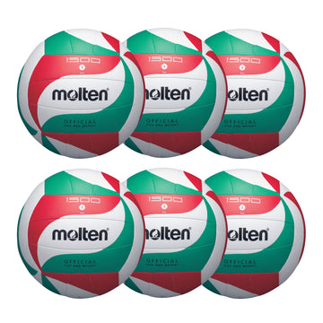 V5M1500 Indoor Volleyball - 6 Ball Pack
