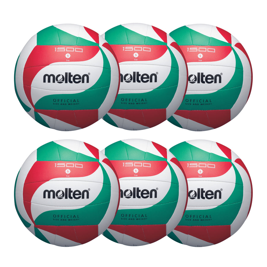 V5M1500 Indoor Volleyball - 6 Ball Pack